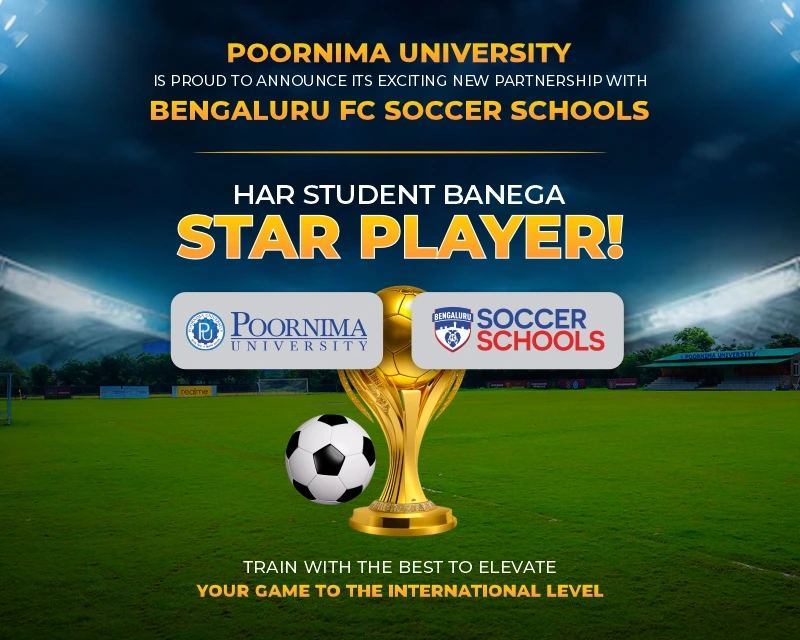 Poornima and Bengaluru FC Soccer Schools Partner